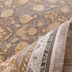 فرش طلاکوب طرح توسکا 1200 شانه گل برجسته کد 30273 - Image 10