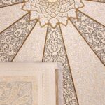 فرش طلاکوب طرح شاینا 1200 شانه گل برجسته کد 60283 - Image 11