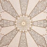 فرش طلاکوب طرح شاینا 1200 شانه گل برجسته کد 60283 - Image 12