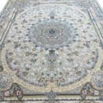 فرش طرح طاووس 1500 شانه گل برجسته تراکم 4500 کد 16F3201519 - Image 7