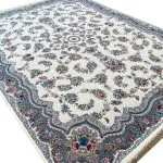 فرش طرح رز کرم 700 شانه تراکم 2550 (10 رنگ) کد 2729