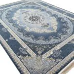 فرش طرح کارن 700 شانه تراکم 2550 رنگ دلفینی کد 2731 - فرشخونه