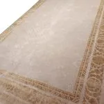 فرش وینتیج طرح سارونا نسکافه ای 700 شانه 2100 کد 771059 - فرشخونه
