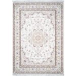 فرش طرح آیمان کرم 1200 شانه غیر برجسته کد 100905
