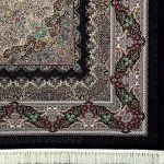 فرش ریز ماهی طرح جیران سرمه ای 1200 شانه کد 44F210320 - فرشخونه
