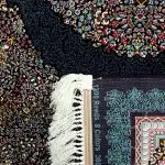 فرش ریز ماهی طرح جیران سرمه ای 1200 شانه کد 44F210320 - فرشخونه