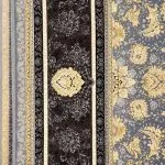 فرش طرح ماتیدا طوسی 1200 شانه گل برجسته کد 78F201130 - فرشخونه