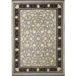 فرش طرح ماتیدا طوسی 1200 شانه گل برجسته کد 78F201130 - فرشخونه