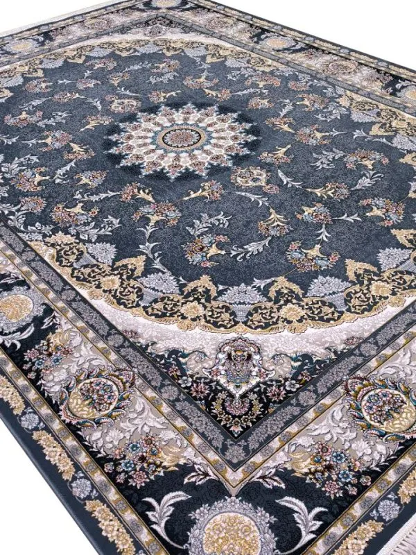 فرش طرح میراث رنگ دودی 700 شانه تراکم 3000 کد 83F703710 - فرشخونه