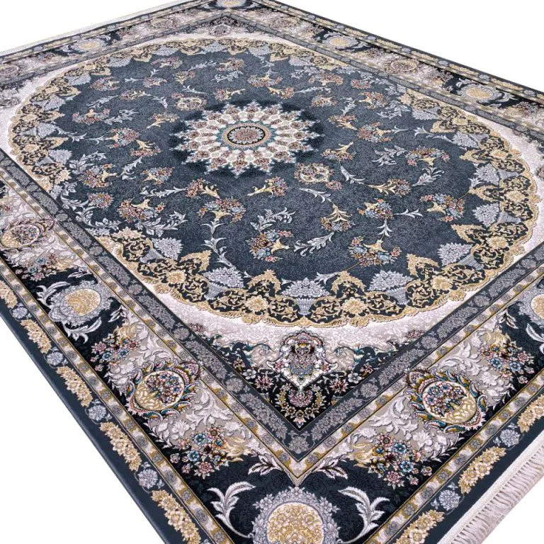 فرش طرح میراث رنگ دودی 700 شانه تراکم 3000 کد 83F703710 - فرشخونه