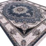 فرش طرح ثمین700 شانه تراکم 3000 دودی کد 3711
