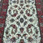 کناره افشان طرح صبا رنگ کرم 700 شانه 2550 کد 86K7206203 - فرشخونه