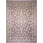 فرش افشان طرح اسپاد رنگ دودی گل برجسته 1200 شانه 3600 کد 98F2101060 - فرشخونه