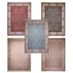 فرش افشان گل ریز طرح اقاقیا گل برجسته 1200 شانه کد 98F2101066 - فرشخونه
