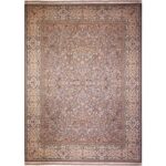 فرش افشان گل ریز طرح اقاقیا رنگ دودی برجسته 1200 شانه کد 98F2101066 - فرشخونه