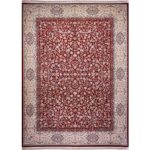 فرش افشان گل ریز طرح اقاقیا رنگ لاکی برجسته 1200 شانه کد 98F2101066 - فرشخونه