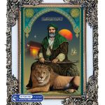 تابلو فرش طرح امام علی کد 1187