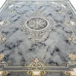 فرش افشان طرح ونوس رنگ دلفینی غیر برجسته 1200 شانه کد 16F2201766- فرشخونه