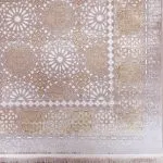 فرش وینتیج طرح اسپینر رنگ نسکافه ای 700 شانه کد 22F771209 - فرشخونه