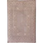 فرش وینتیج طرح گلتاج نسکافه ای 700 شانه 2100 کد 22F771210 - فرشخونه