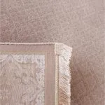 فرش وینتیج طرح گلتاج نسکافه ای 700 شانه 2100 کد 22F771210 - فرشخونه