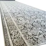 کناره وینتیج افشان طرح گل رو نقره ای برجسته 400 شانه کد 1920