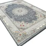 فرش طرح مهسا دودی 700 شانه تراکم 2550 کد 2711