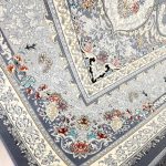 فرش حدیث دودی 700 شانه تراکم 2550 طلاکوب کد 20899 - فرشخونه