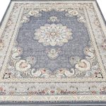 فرش حدیث دودی 700 شانه تراکم 2550 طلاکوب کد 20899 - فرشخونه