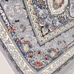فرش طلاکوب طرح حدیث فیلی 700 شانه تراکم 2550 کد 20899
