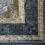 فرش وینتیج طرح دیاکو زمینه دودی 700 شانه 2550 کد 20915 - فرشخونه