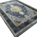 فرش وینتیج طرح دیاکو زمینه دودی 700 شانه 2550 کد 20915 - فرشخونه