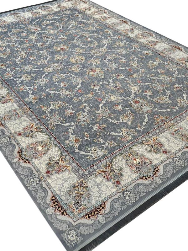 فرش افشان طرح مسیح زمینه دودی 700 شانه کد 27F720932 - فرشخونه