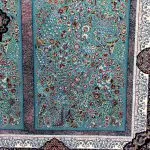فرش ناردون آبی 1200 شانه غیر برجسته کد 44F210325 - فرشخونه