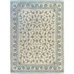 فرش افشان طرح روژان رنگ بژ 1200 شانه 10 رنگ غیر برجسته کد 2101360 - فرشخونه