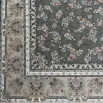 فرش افشان طرح روژان رنگ دودی 1200 شانه 10 رنگ غیر برجسته کد 2101360 - فرشخونه