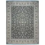 فرش افشان طرح روژان رنگ دودی 1200 شانه 10 رنگ غیر برجسته کد 2101360 - فرشخونه
