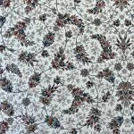 فرش افشان طرح روژان رنگ کرم 1200 شانه 10 رنگ غیر برجسته کد 2101360 - فرشخونه