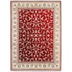 فرش افشان طرح روژان رنگ لاکی 1200 شانه 10 رنگ غیر برجسته کد 2101360 - فرشخونه