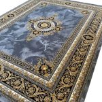فرش طلاکوب طرح ژیوا دودی 700 شانه 2550 کد 1158