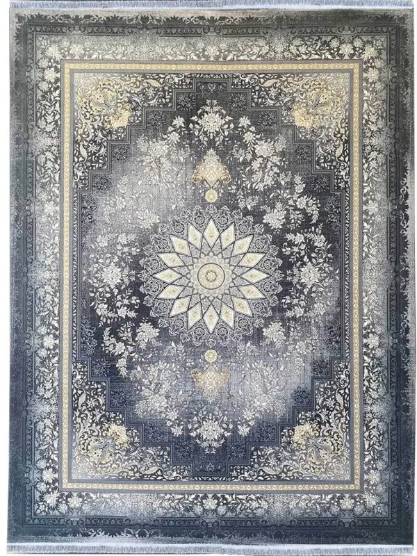 فرش طرح پردیس دودی 700 شانه تراکم 2550 کد 55F7101162 - فرشخونه