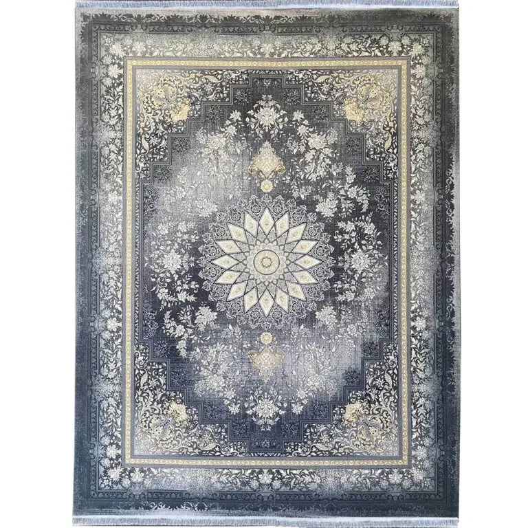 فرش طرح پردیس دودی 700 شانه تراکم 2550 کد 55F7101162 - فرشخونه
