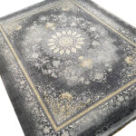 فرش طرح پردیس دودی 700 شانه تراکم 2550 کد 55F701162 - فرشخونه