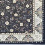 فرش طرح پریا رنگ دودی 700 شانه تراکم 2550 کد 701163 - فرشخونه
