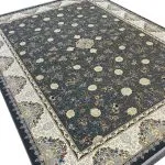 فرش طرح پریا رنگ دودی 700 شانه تراکم 2550 کد 701163 - فرشخونه