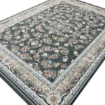 فرش افشان طرح ترلان 1200 شانه تراکم 3600 کد 95F2105302 رنگ دودی - فرشخونه