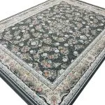 فرش افشان طرح ترلان 1200 شانه تراکم 3600 کد 95F2105302 رنگ دودی - فرشخونه