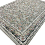 فرش افشان طرح ترلان 1200 شانه تراکم 3600 کد 95F2105302 رنگ ترمه ای - فرشخونه