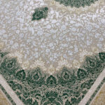 فرش طرح بیان رنگ ترمه ای 1200 شانه تراکم 3600 برجسته کد 95F2105307 - فرشخونه