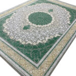 فرش طرح بیان رنگ ترمه ای 1200 شانه تراکم 3600 برجسته کد 95F2105307 - فرشخونه